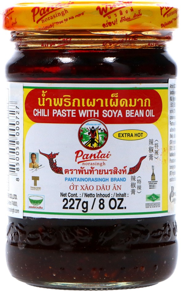 Pantai Chili Paste with Soya Bean Oil Extra Hot 24 x 227 gr Aheco