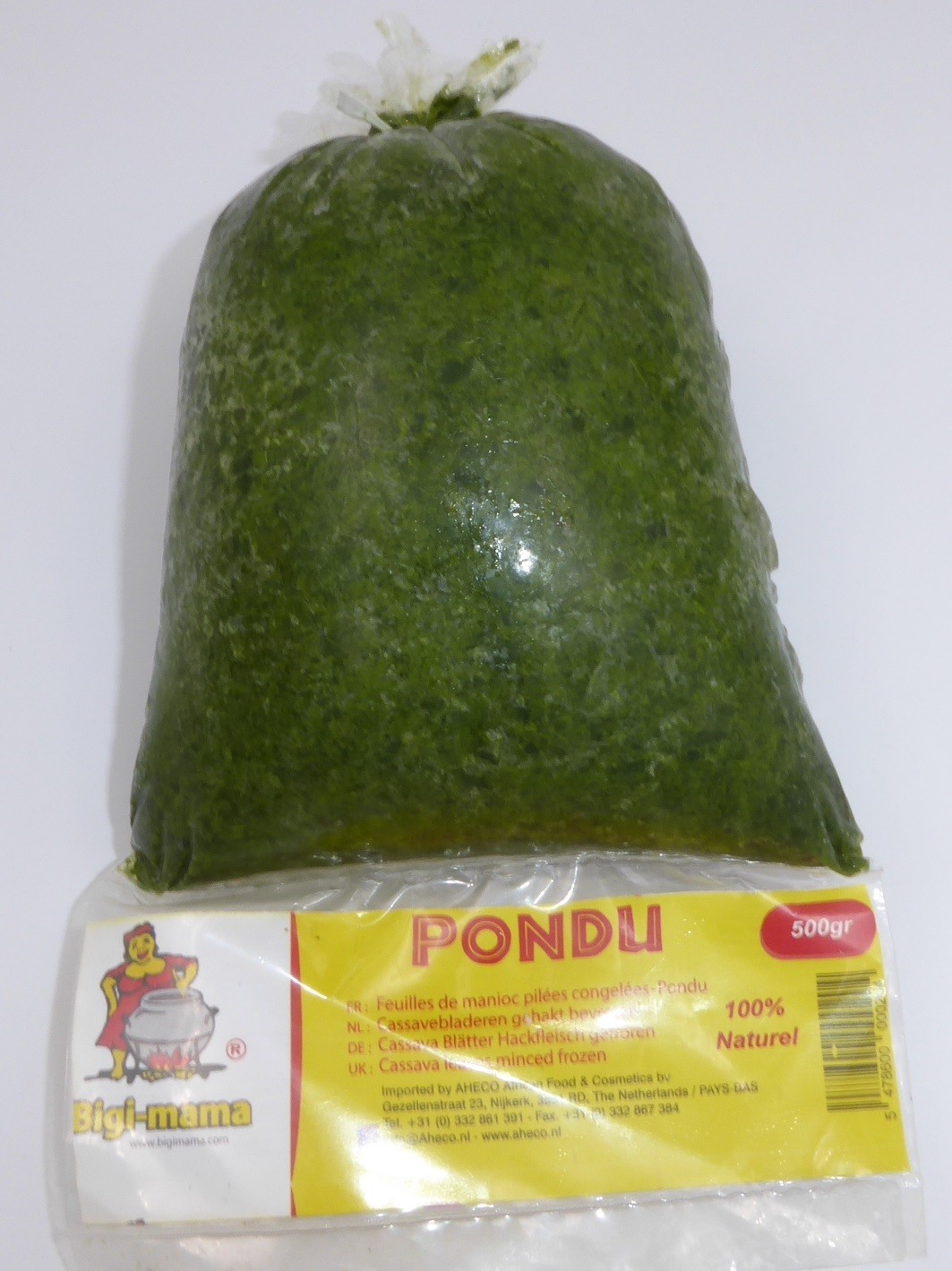 Pondu* Cassave Leaf - Madoudou Saka Saka  20 x 500 gr.