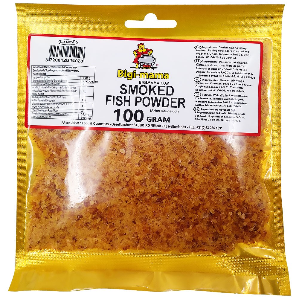 Fish Powder Smoked Bigi Mama 10 x 100 gr.