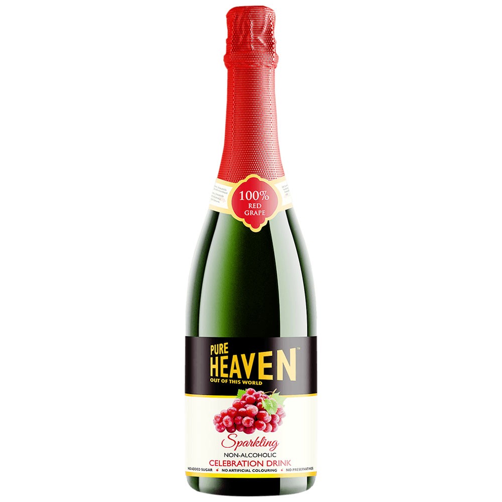 Pure Heaven Sparkling Drink Red Grape - 12 x 75 cl.