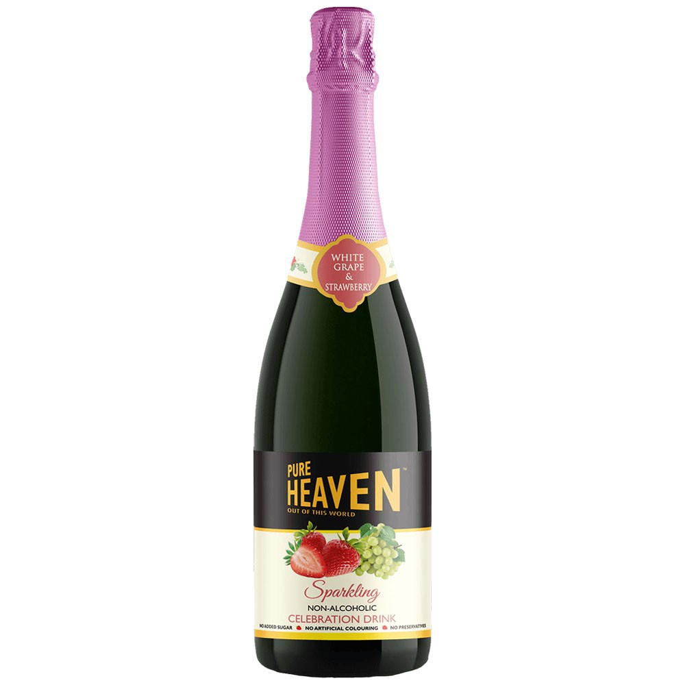 Pure Heaven Sparkling Drink Strawberry - 12 x 75 cl.