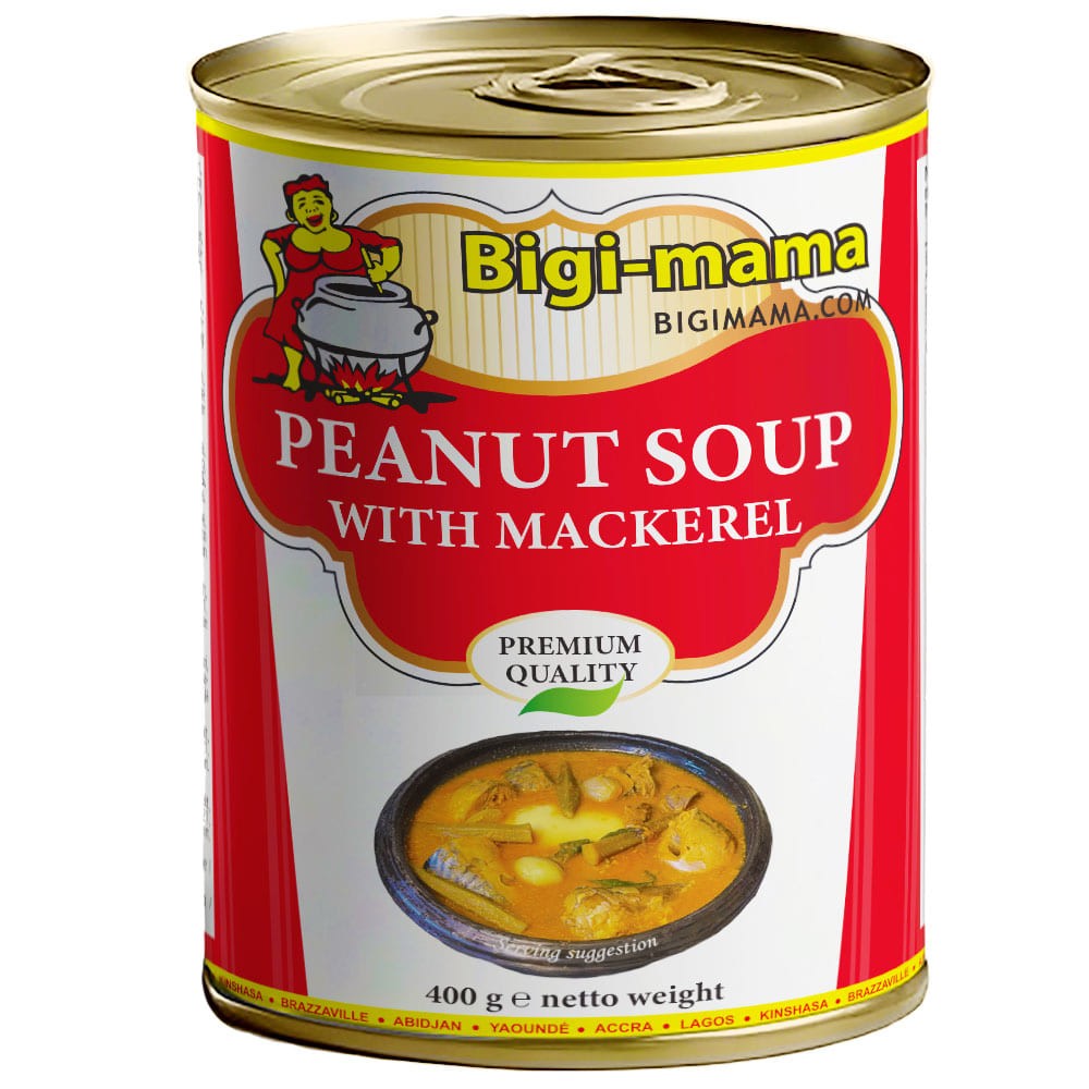 Bigi Mama Canned Peanut Soup with Mackerel 6 x 400 gr.