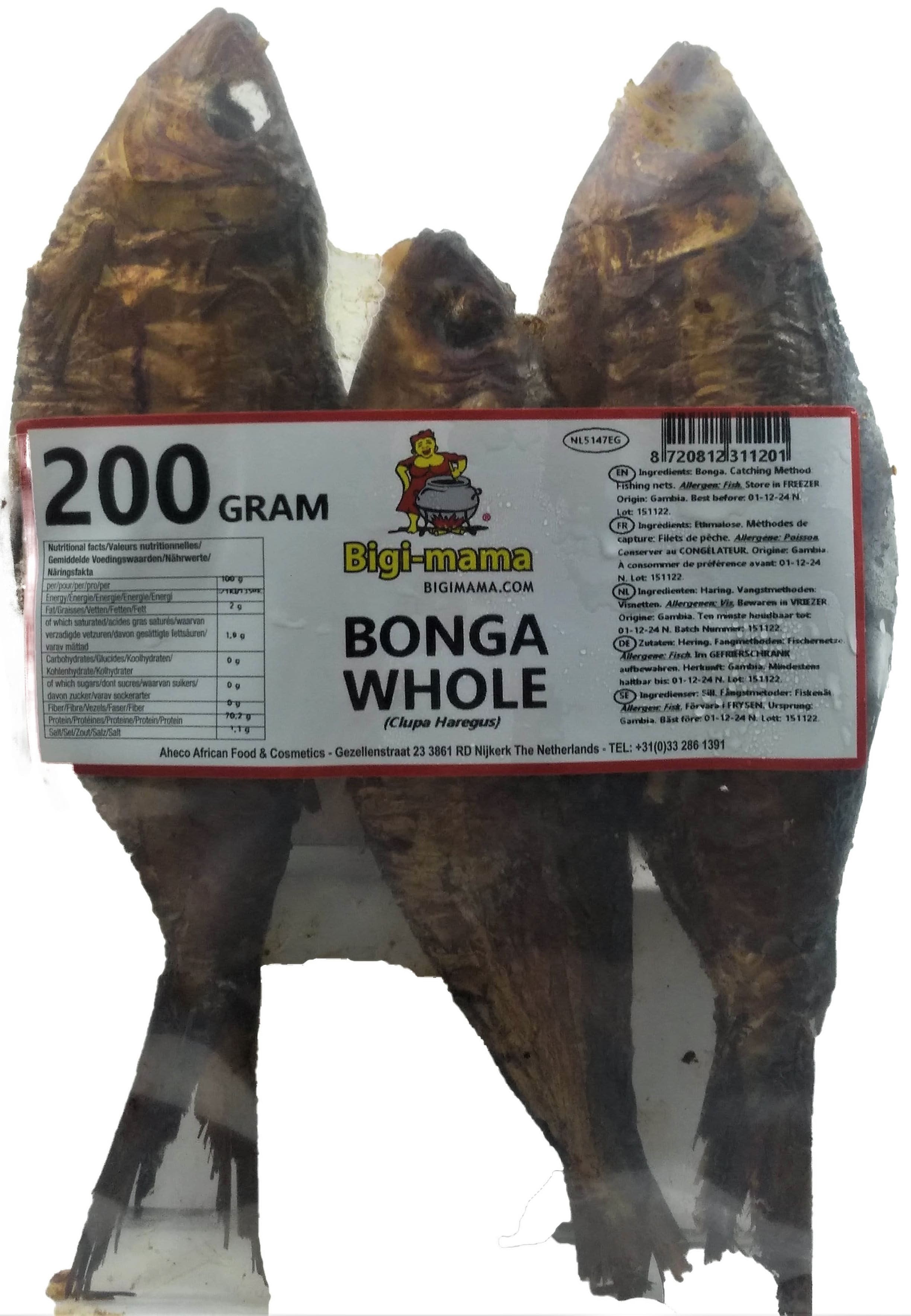 Herring Fillet Smoked - Bigi Mama African Style 10 x 100 gr.