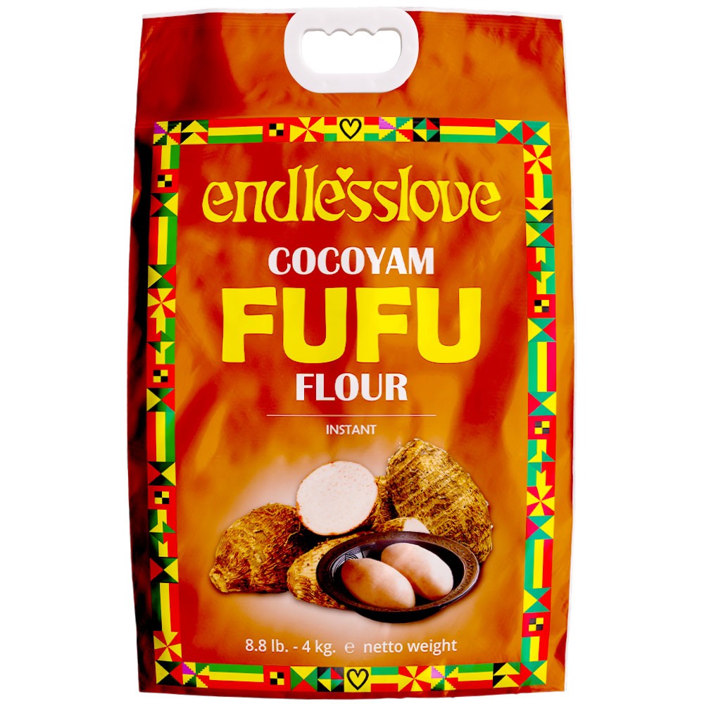 Fufu Cocoyam - Endlesslove Big Bags 4 x 4 kg.