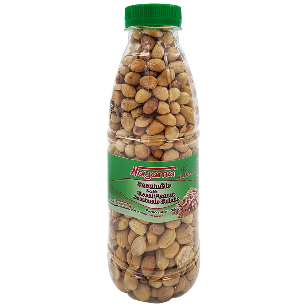 Peanuts Roasted & Salted Nayama Bottle 20 x 350 gr.