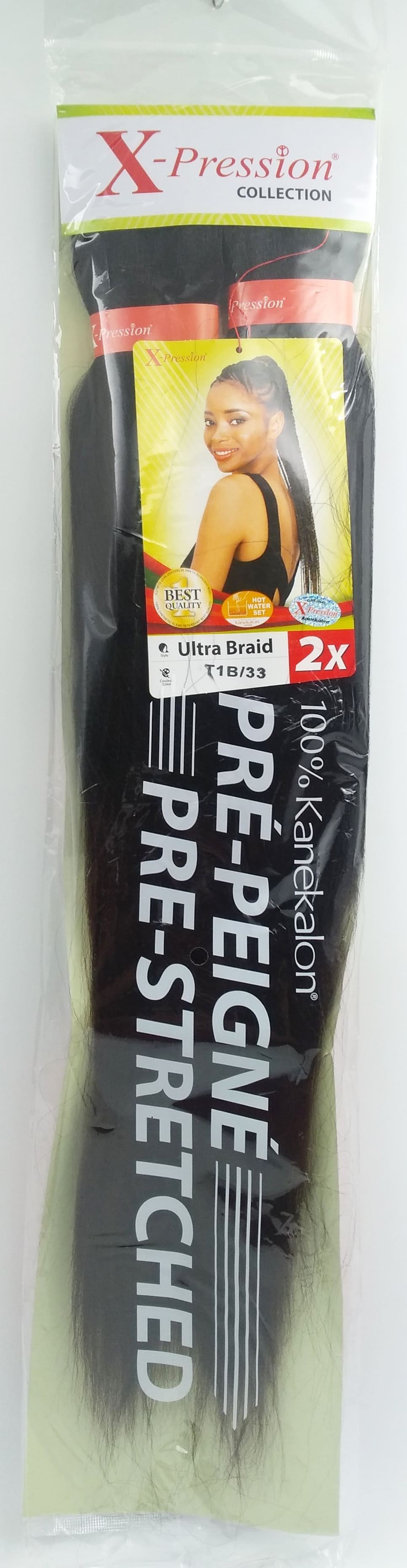 X-Pression UB 2x Pre-Streched Colour T1B/33.