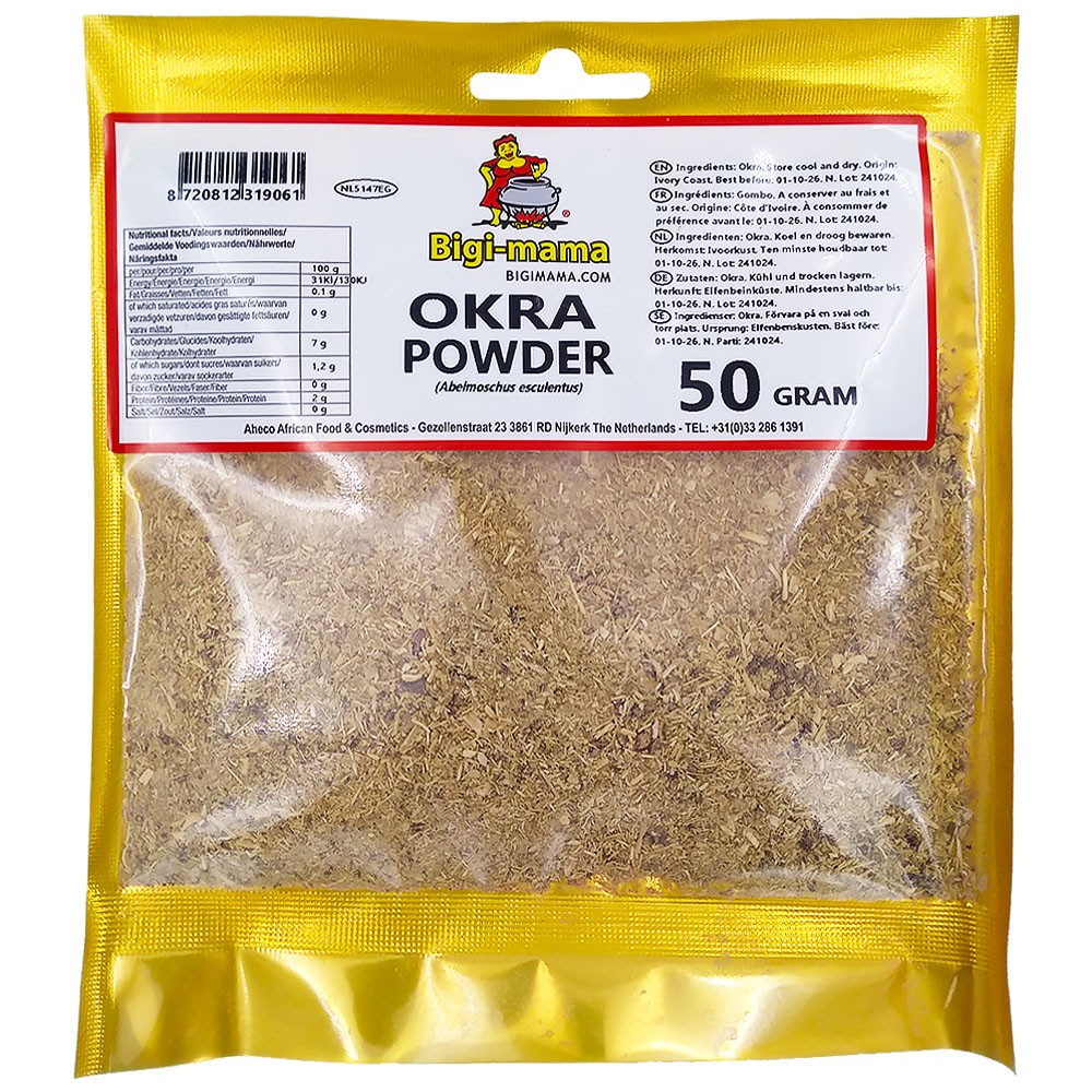 Okra Powder - Gombo Bigi Mama 20 x 50 gr.