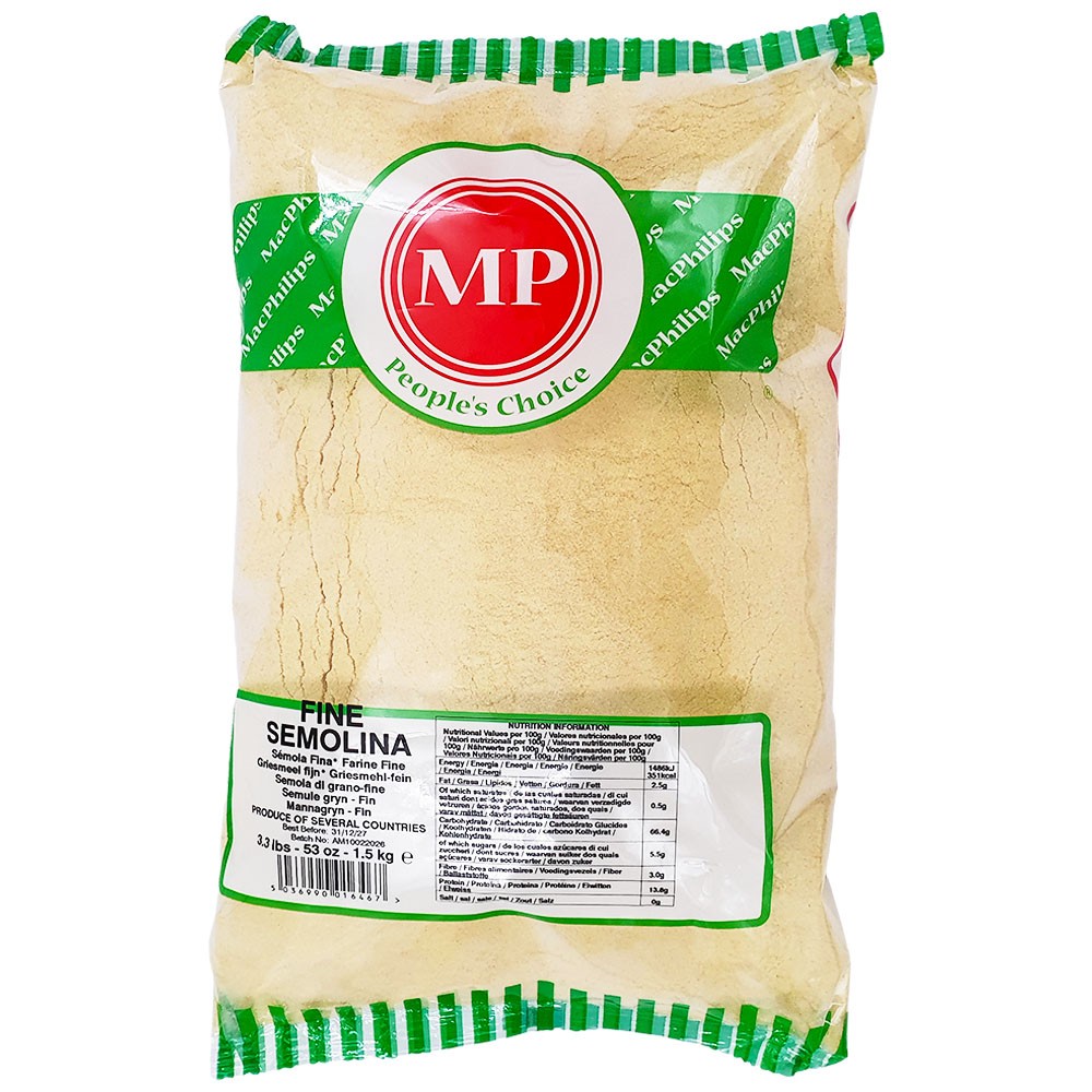 Semolina Fine MP 6 x 1.5 kg.