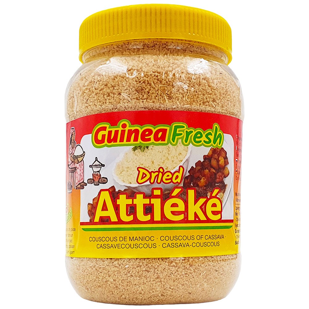 Attieke Sec Guinéa Fresh Jar 12 x 800 gr.