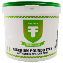 Pounded Yam Fola Foods Bucket 1 x 4 kg.