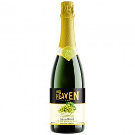 Pure Heaven Sparkling Drink White Grape - 12 x 75 cl.