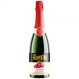 Pure Heaven Sparkling Drink Red Grape - 12 x 75 cl.