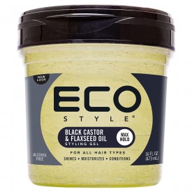 Eco Styler Gel Black Castor Oil & Flaxeed Oil 16 oz.