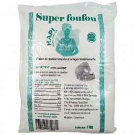 Fufu Manioc Cameroon 15 x 1 kg.