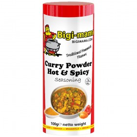 Curry Powder Hot & Spicy Seasoning Bigi Mama 48 x 100 gr.