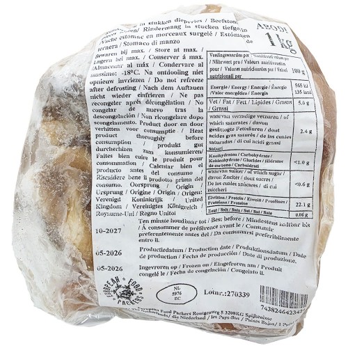Cow Stomach* Abodi, Cut - EFP 12 x 1 kg.