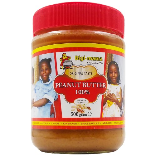 Peanutbutter Bigi Mama No Sugar Added 12 x 500 gr.