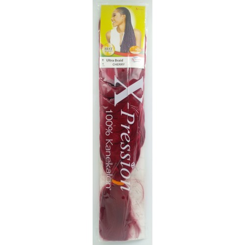 X-Pression Ultra Braid Colour Cherry.