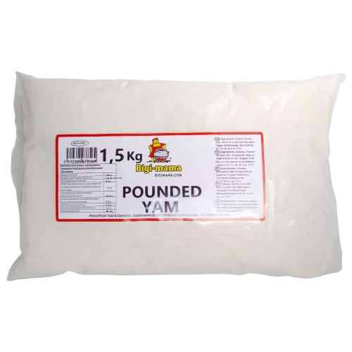Pounded Yam Bigi Mama 8 x 1.5 kg.
