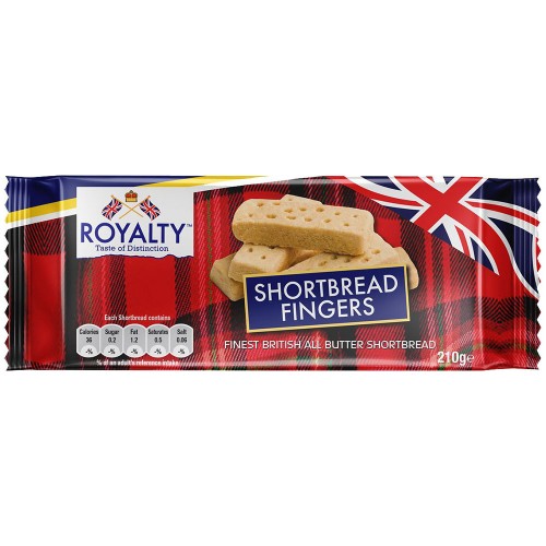 Shortbread All Butter Biscuits Royalty 24 x 210 gr.