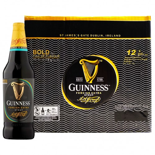 Guinness Export Stout Nigerian 7.5 % 12 x 600 ml.
