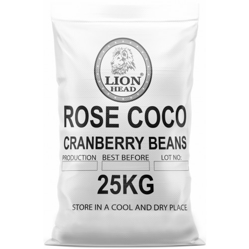 Beans Rosecoco / Cranberry Bulk 1 x 25 kg.