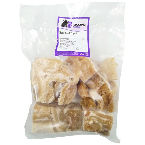 Cow Stomach* Shaki, Tripe, Cut - Amazing Purple 10 x 1 kg.