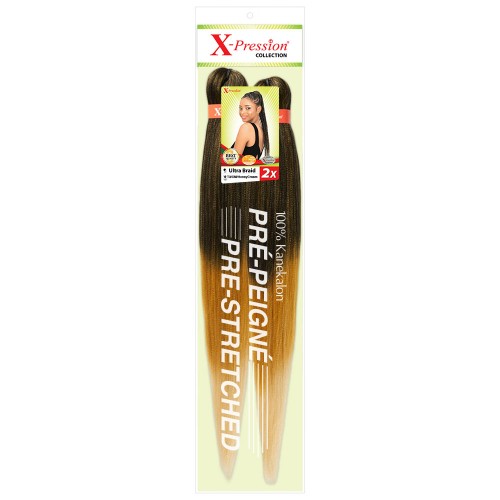 X-Pression UB 2x Pre-Streched Colour T3/OM/Honey Cream.