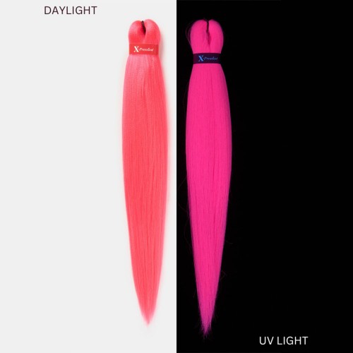 X-Pression UB 2x Pre-Streched Colour UV-Pink.