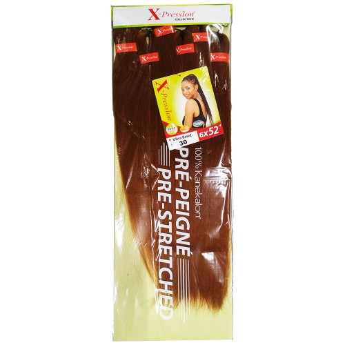 X-Pression 6x UB Pre-Streched 52'' Colour 30.