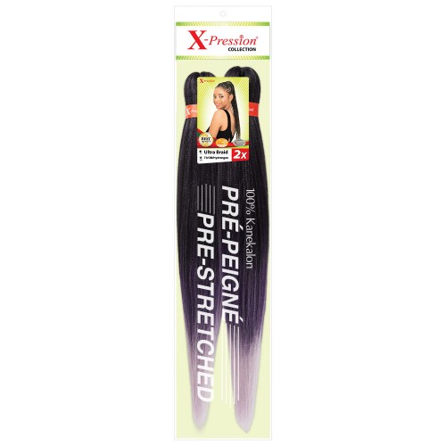 X-Pression UB 2x Pre-Streched Colour T3/OM/Hydrangea.