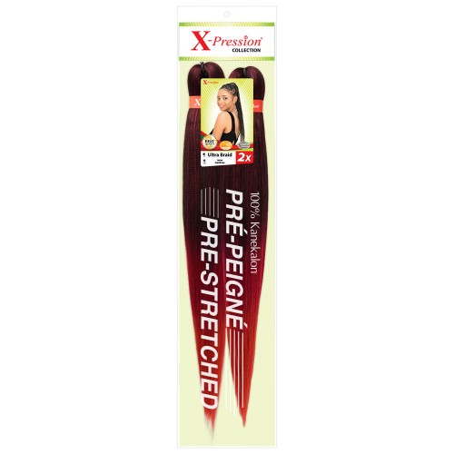 X-Pression UB 2x Pre-Streched Colour T3/OM/Apple Mango.