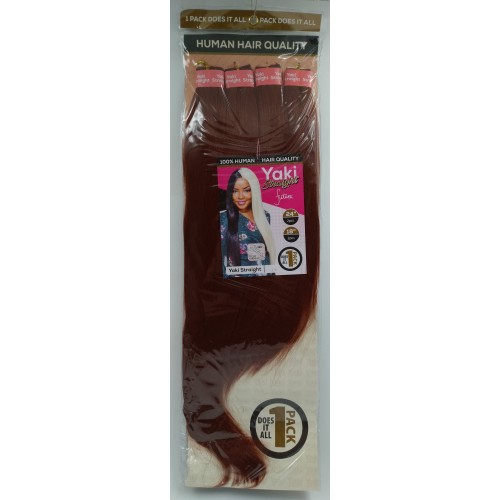 Darling Yaki Straight Human Hair Quality 18/24'' Colour 35.