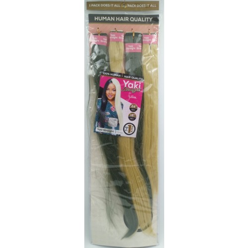 Darling Yaki Straight Human Hair Quality 18/24'' F Vert/613.