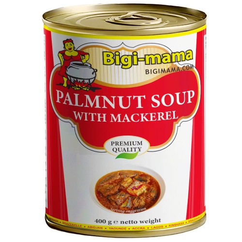 Bigi Mama Canned Palmnut Soup with Mackerel 6 x 400 gr.