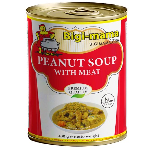 Bigi Mama Canned Peanut Soup with Meat 6 x 400 gr.