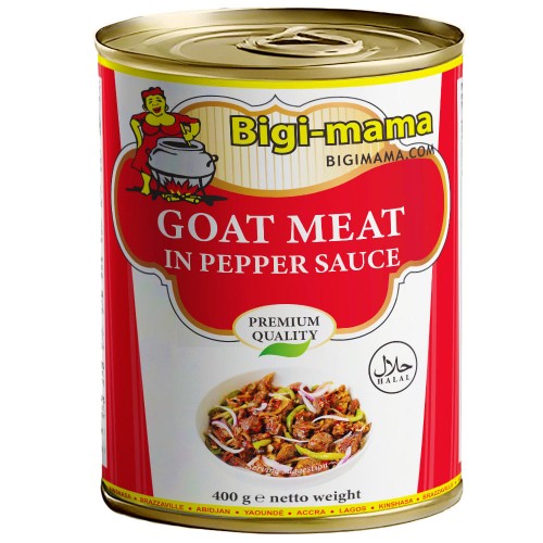 Bigi Mama Canned Peppered Goat 6 x 400 gr.