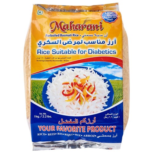 Rice Basmati Parboiled Maharani Diabetic 20 x 1 kg.