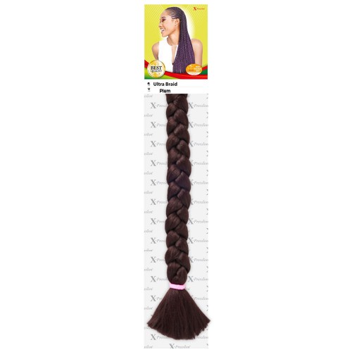 X-Pression Ultra Braid Colour Plum.