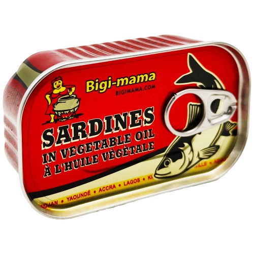 Sardines Bigi Mama In Oil 50 x 125 gr.