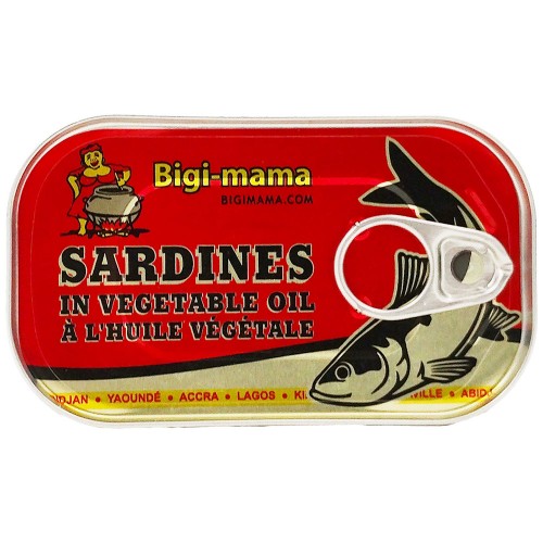 Sardines Bigi Mama In Oil 50 x 125 gr.