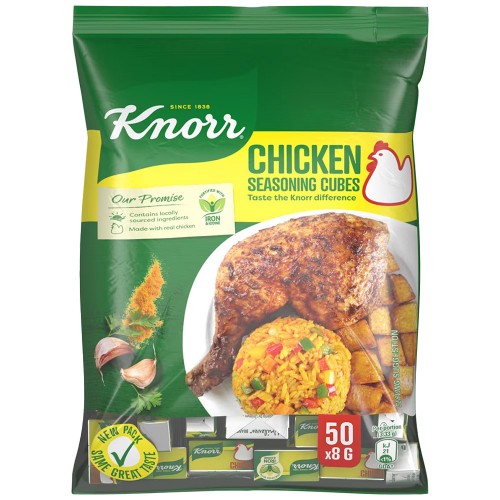 Knorr Cubes Chicken Nigerian 17 x 50 x 8 gr.