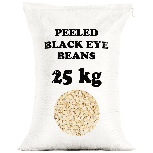 Beans Peeled !! Black Eye Bulk 1 x 25 kg.