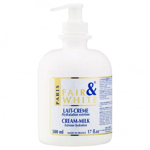 Fair & White Lait-Crème Hydratation Extréme 500 ml.