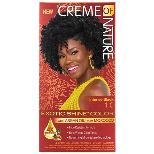 Cr.Of Nature Hair Col. Kit Woman Intense Black 1.0.