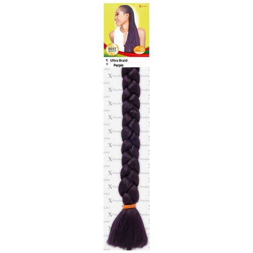 X-Pression Ultra Braid Colour Purple.