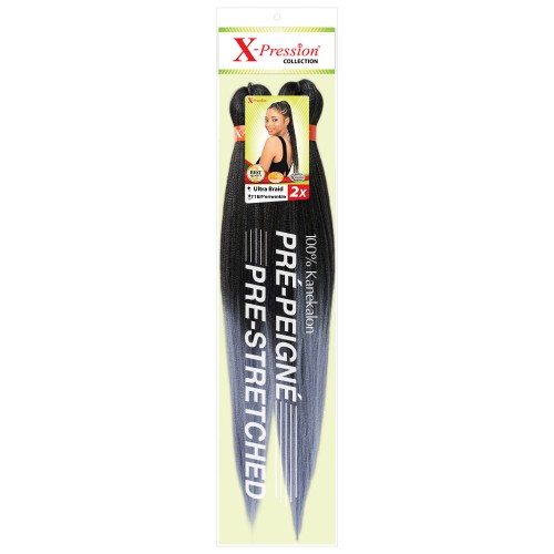 X-Pression UB 2x Pre-Streched Colour T1B/Periwinkle.