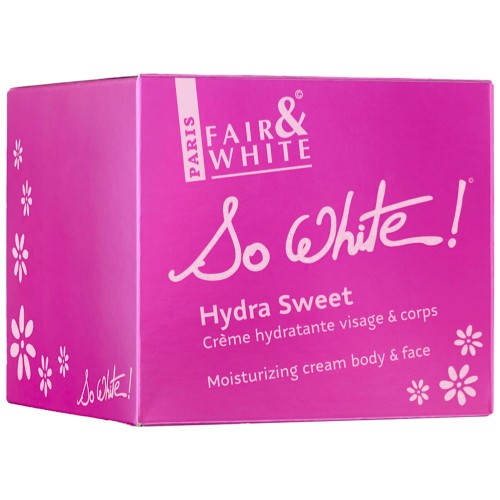 So White! F&W Hydra Sweet Moisturizing Cream Jar 400 ml.