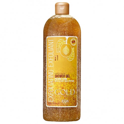 Fair & White Gold NR1 Exfoliating Shower Gel 940 ml.