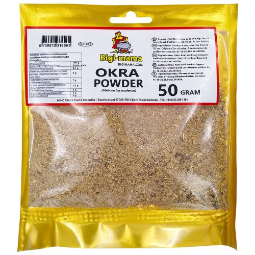 Okra Powder - Gombo Bigi Mama 20 x 50 gr.